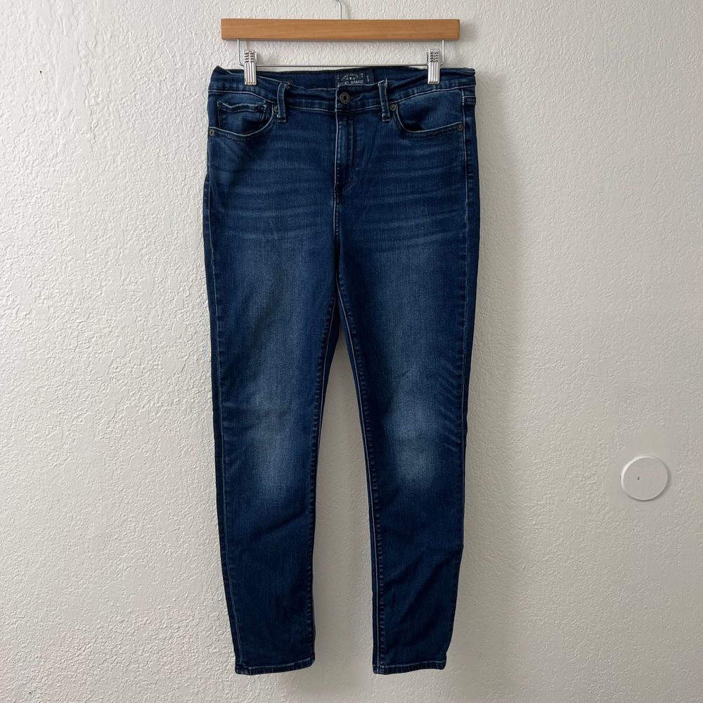 Lucky Brand Women's‎ 12/31 Brooke Legging Jean Dark Wash Jeans